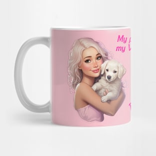 My pooch is my Valentine Mug